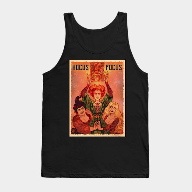 Graphic Character Film Sanderson Tank Top by Smoking Robot